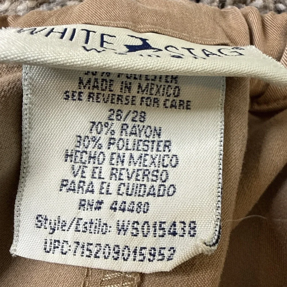 White‎ Stag Women's Pull On Skirt Tan Plus Size 26W/28W